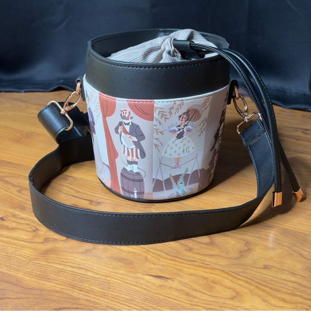 Disney Stretching Room Haunted Mansion Bucket Bag Purse Satchel Loungefly